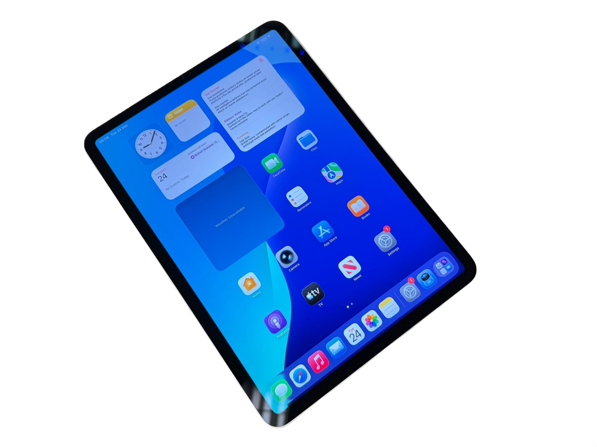 Apple iPad Pro 4th Gen M2 128GB Wi-Fi 11''  - Silver 92% Battery Health