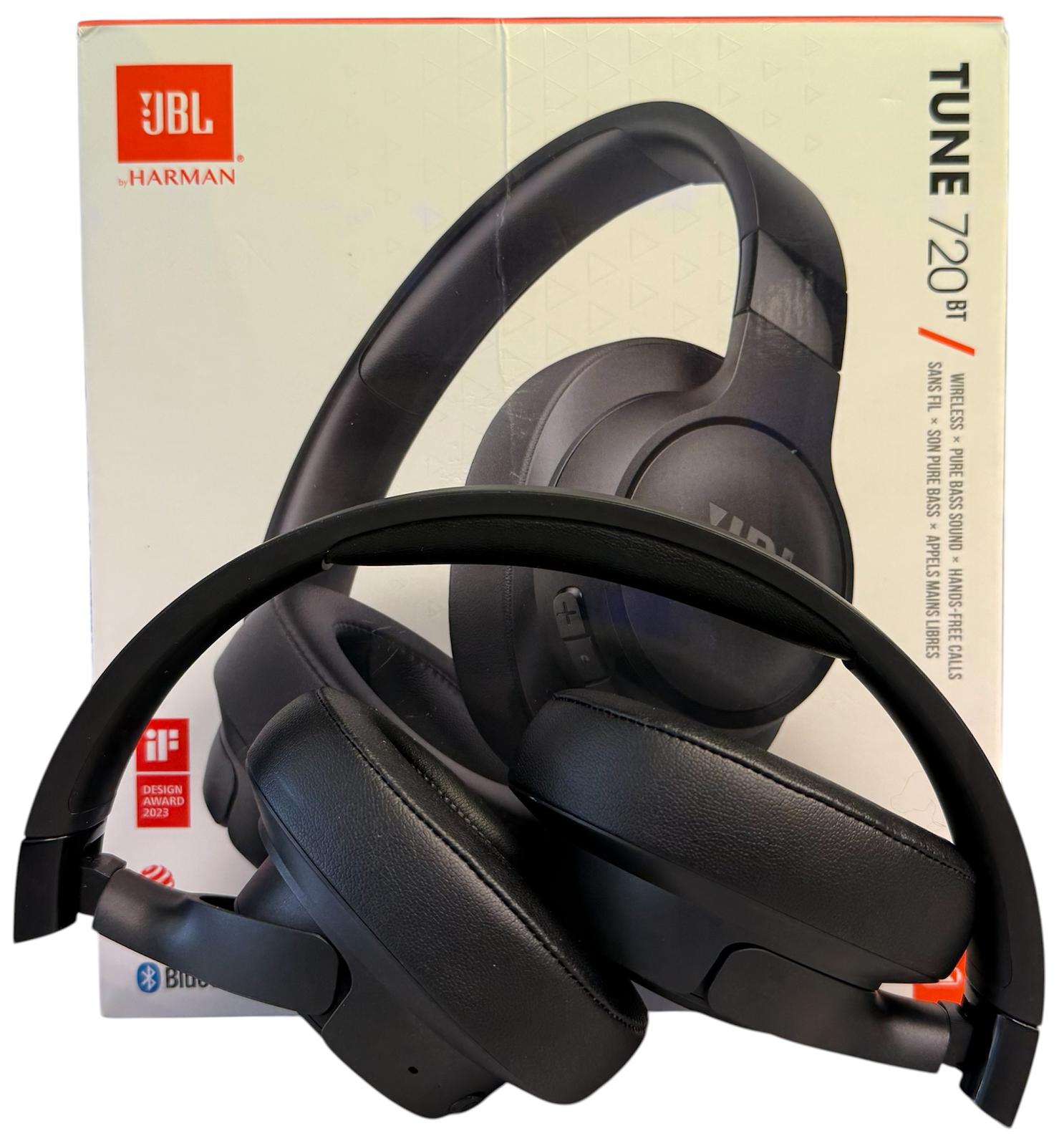 JBL Tune 720BT Pure Bass Wireless Headphones - Boxed