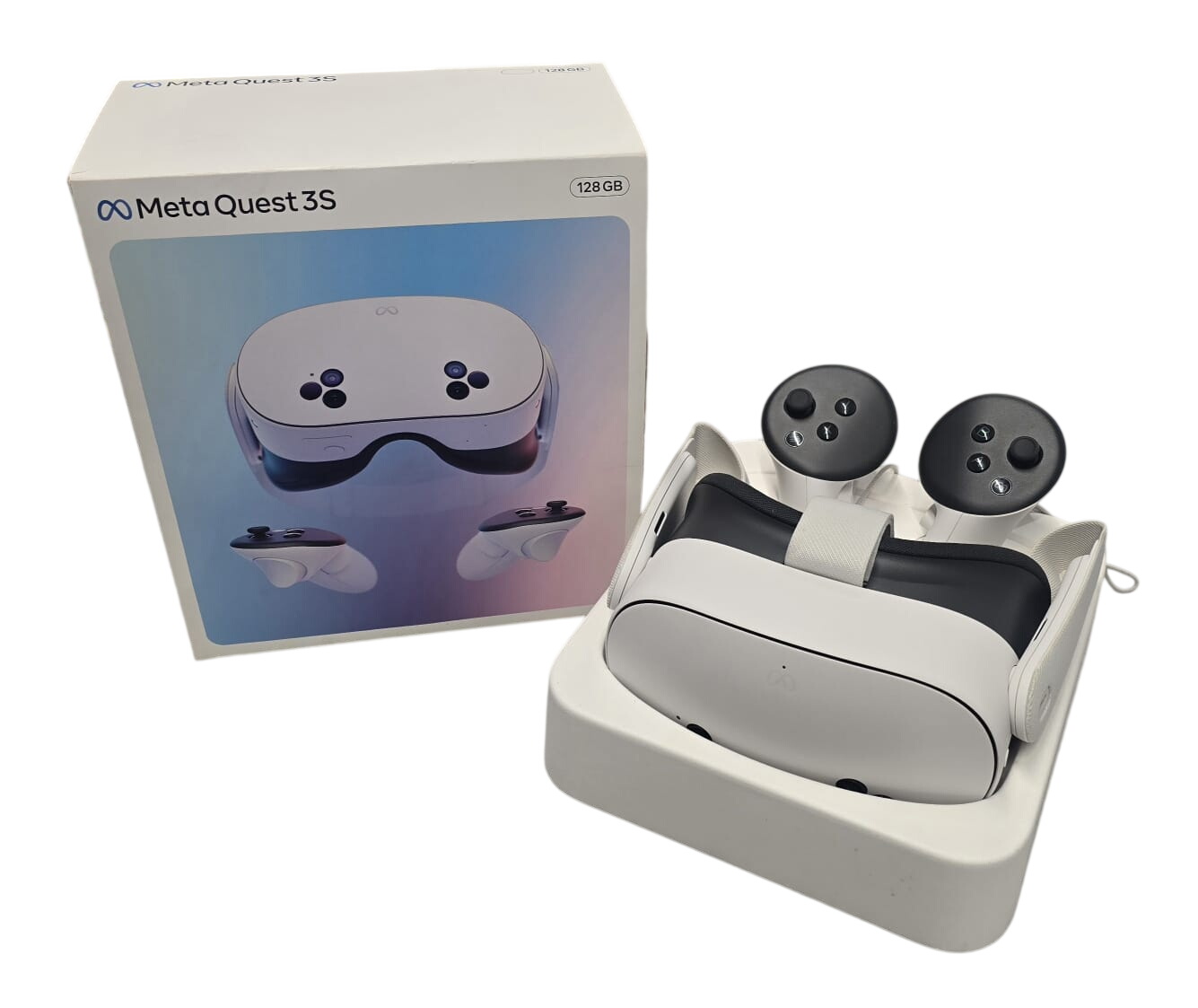 Meta Quest 3S VR Headset (With Controllers) - 128GB, Boxed