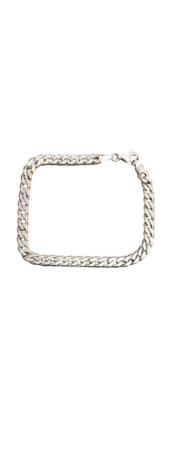 925 Sterling Silver Curb Chain Bracelet – 8 Inch – 16g