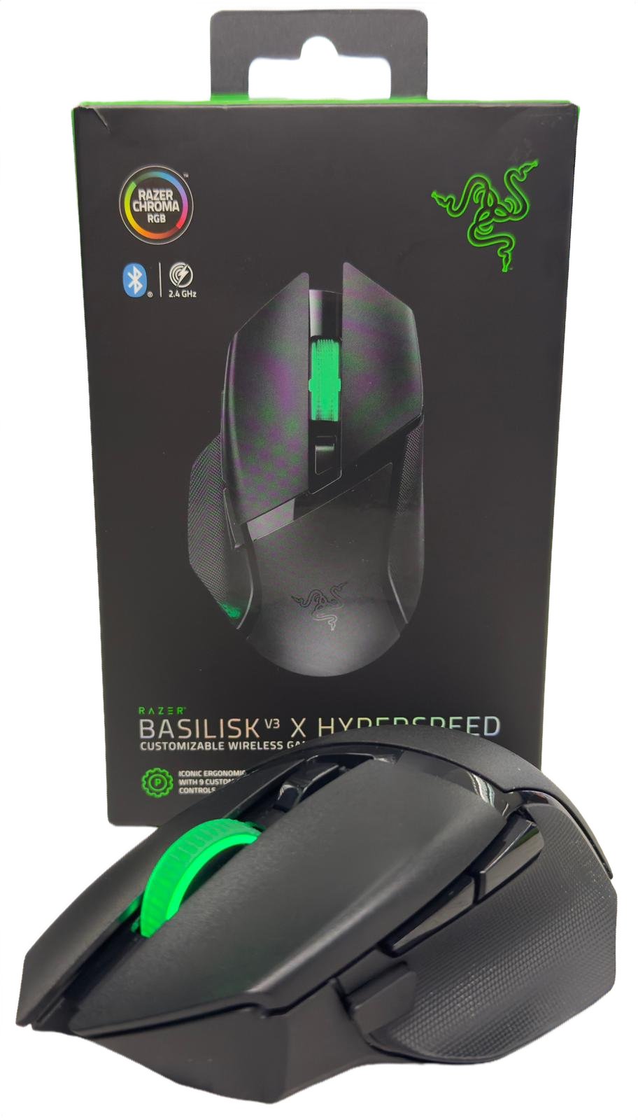 Razer Basilisk V3 X Hyperspeed Customizable Wireless Gaming Mouse - Boxed