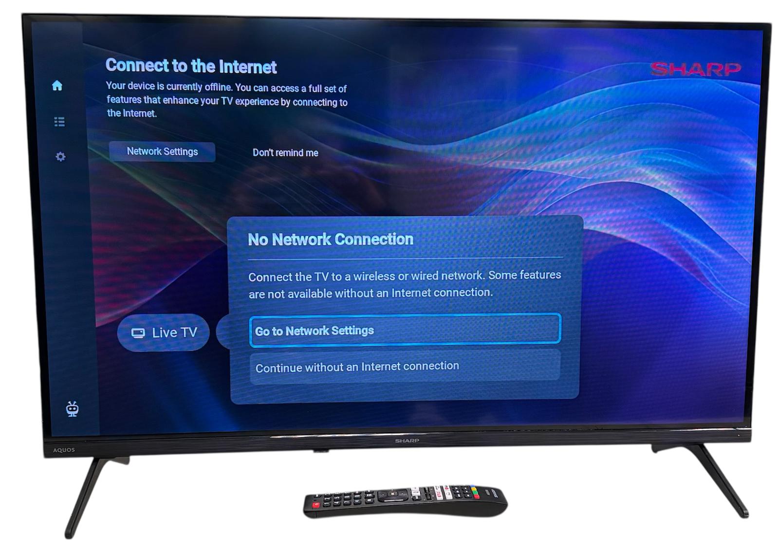 Sharp 32'' 32HE2045K Smart LED TV - Collection Only