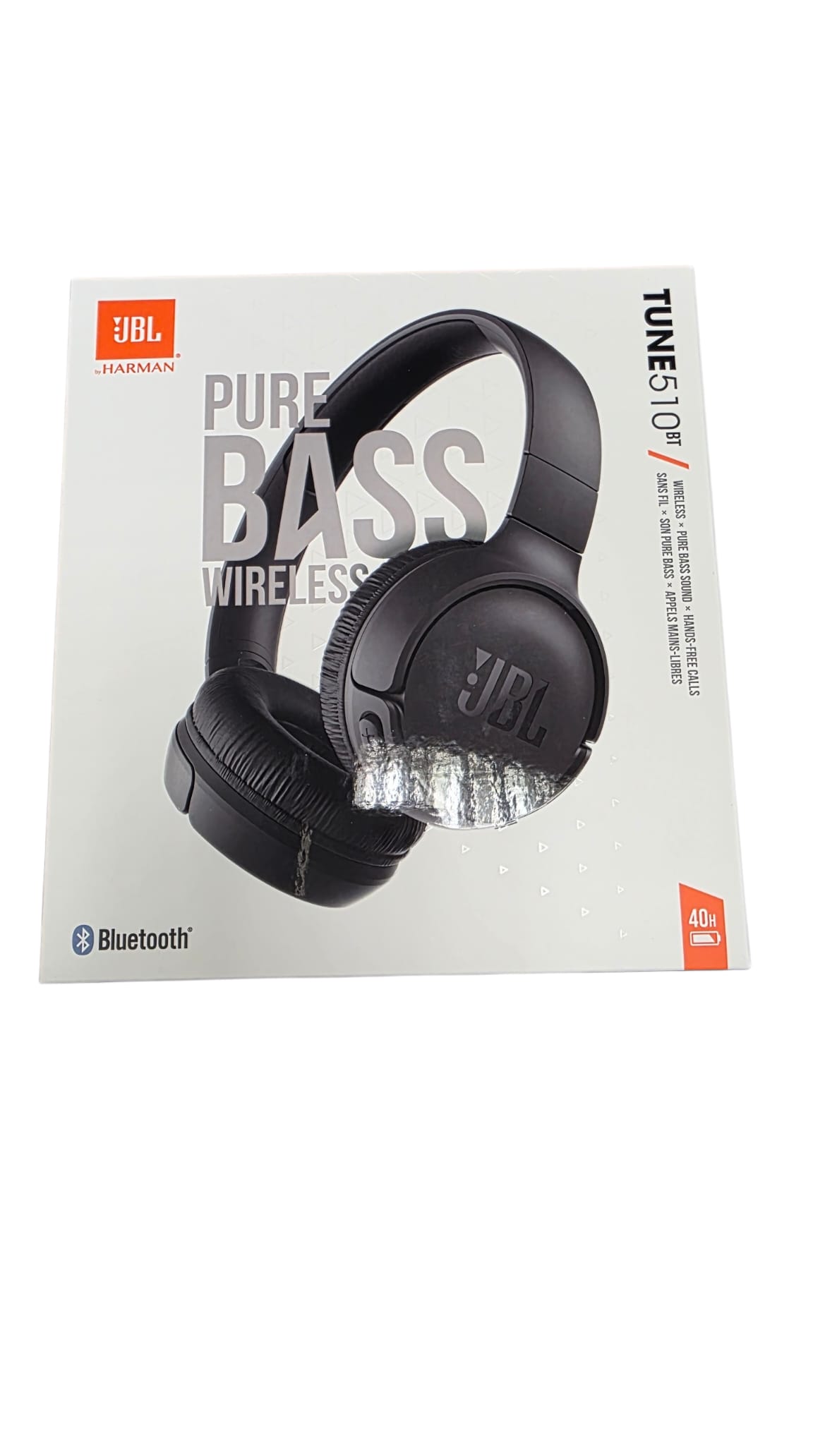 JBL Tune 510BT On-Ear Headphones Black