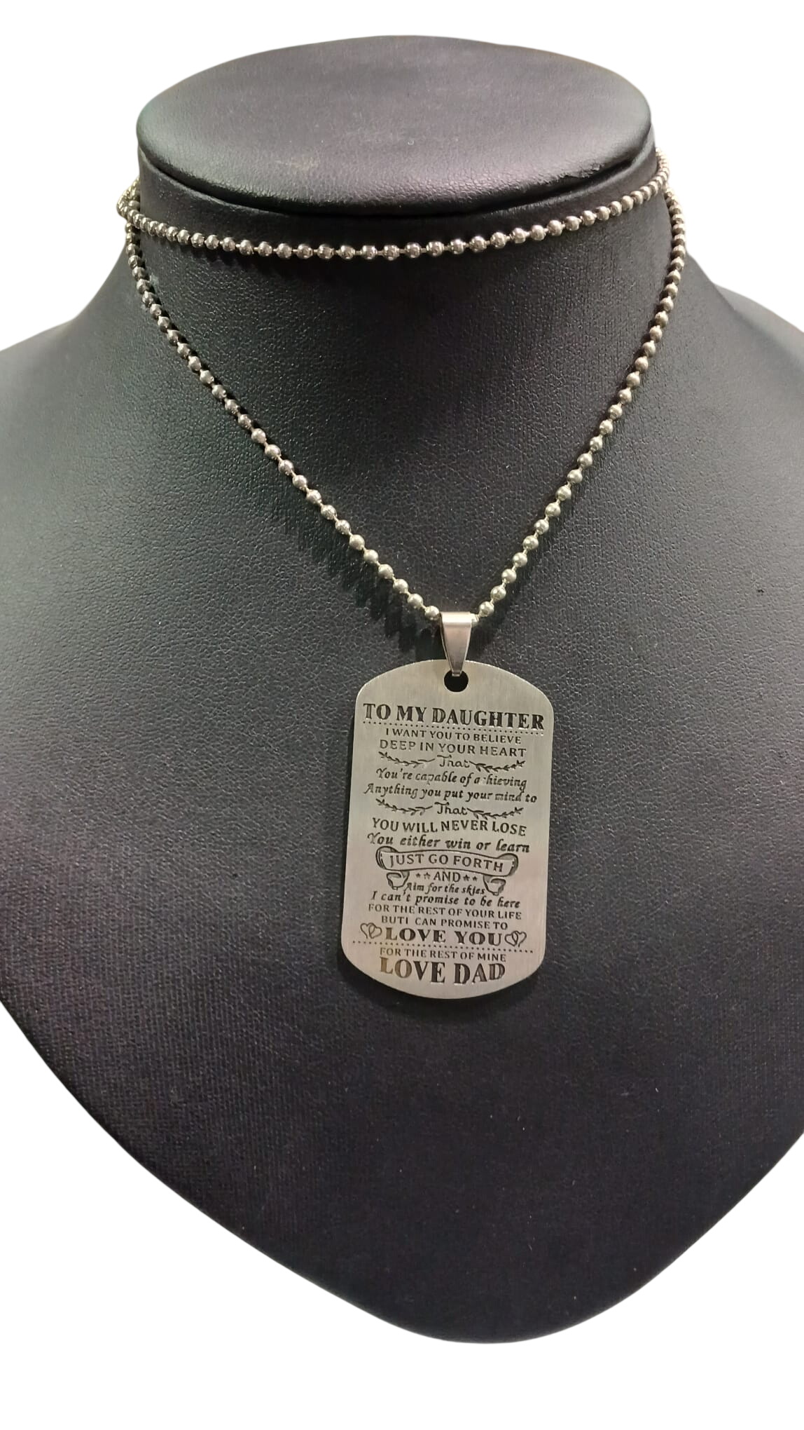 Daughter Tag Necklace