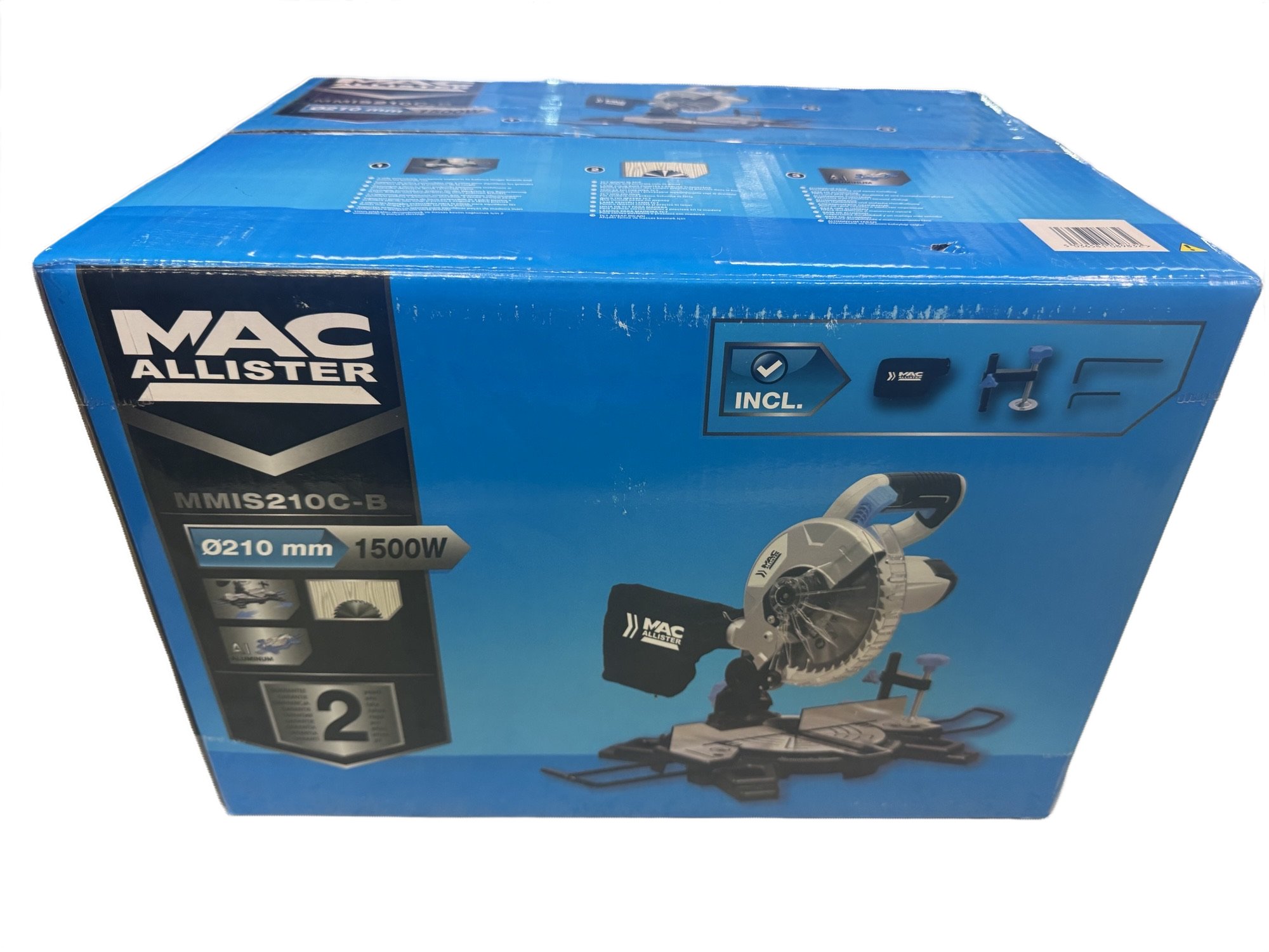 MACALLISTER  210MM CORDED COMPOUND MITRE SAW