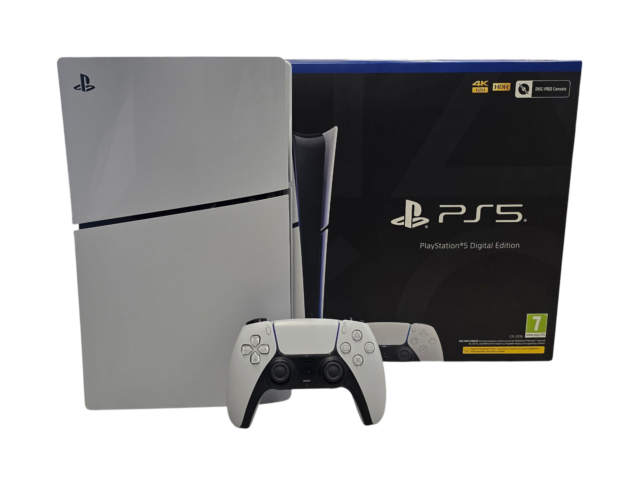 Sony PlayStation 5 Slim Digital Edition Console, 1TB, White, Boxed