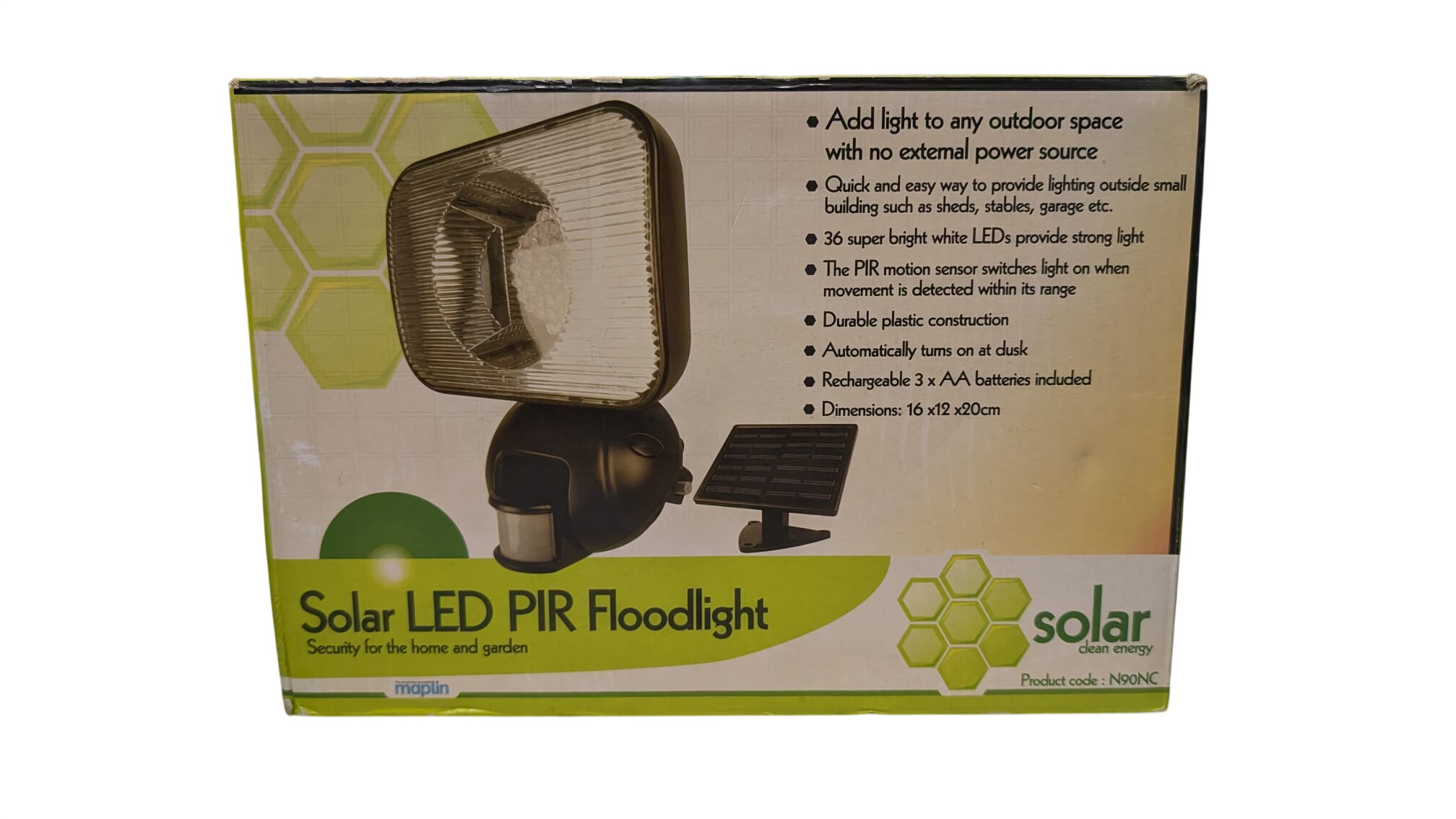 Solar LED PIR Floodlight