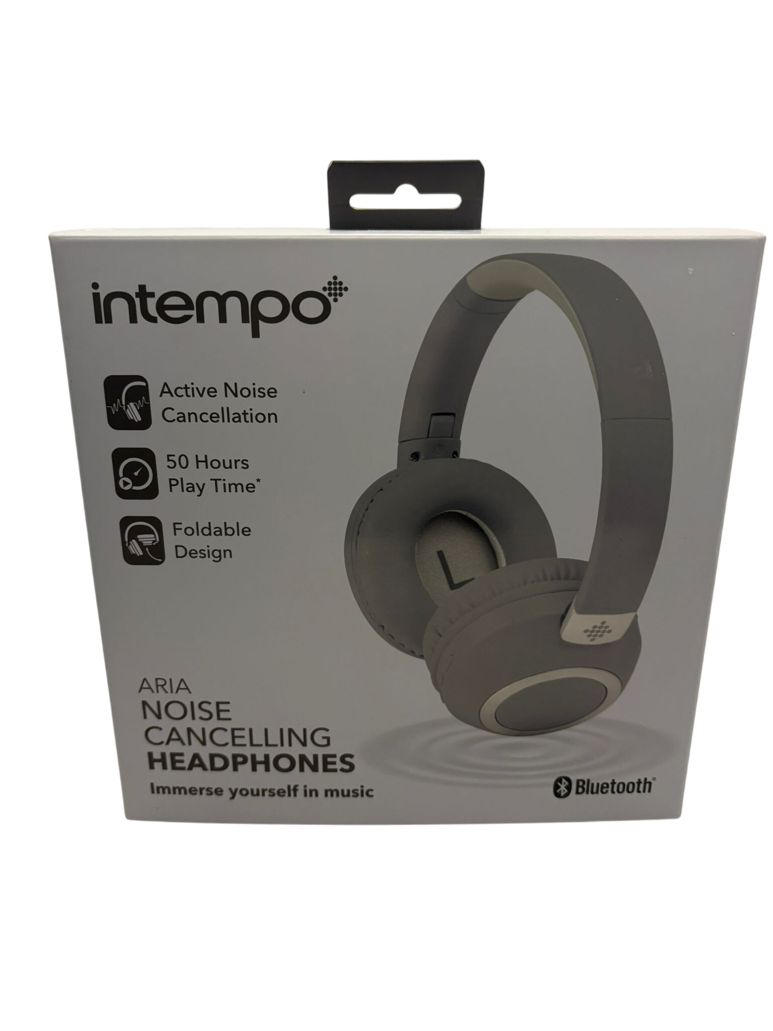 Intempo Aria Noise Cancelling Bluetooth HeadPhones Brand New Sealed
