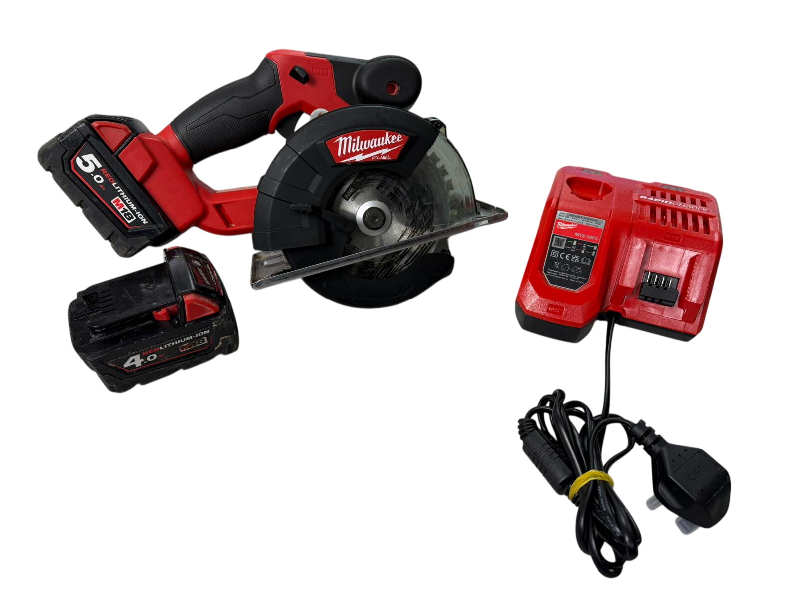 Milwaukee M18FMCS 18V Cordless FUEL 150mm Metal Circular Saw With Batteries & Charger