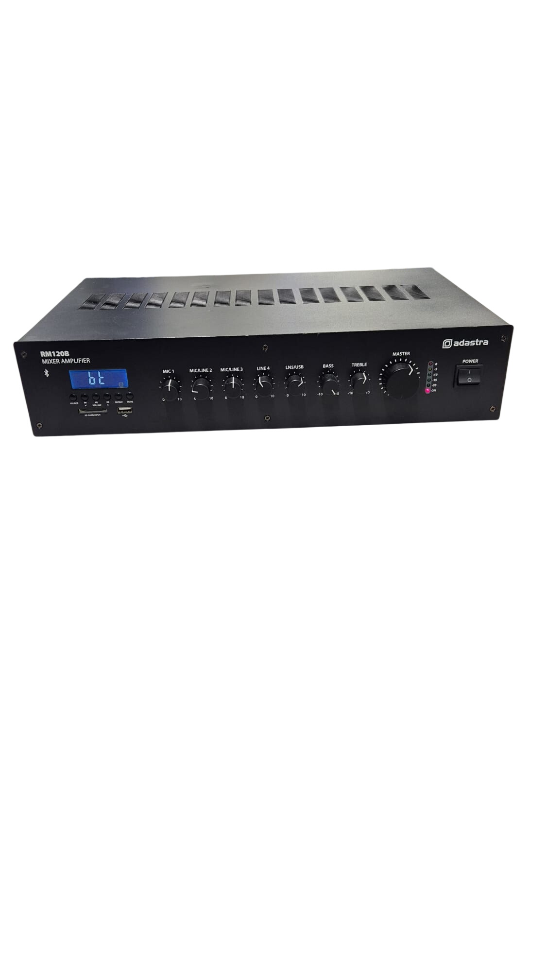 Adastra RM120B 5-Channel 100V Mixer/Amplifier with Bluetooth