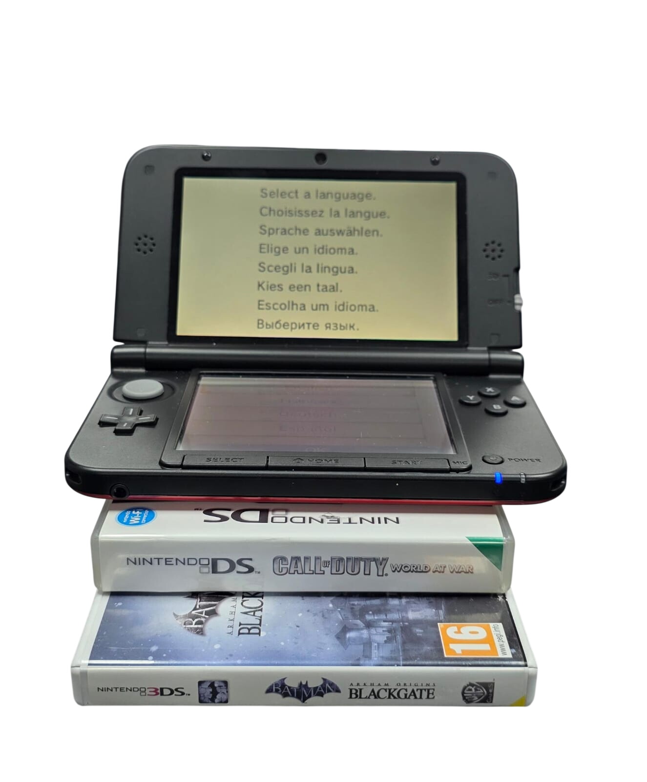 Nintendo 3DS XL Red Handheld Console