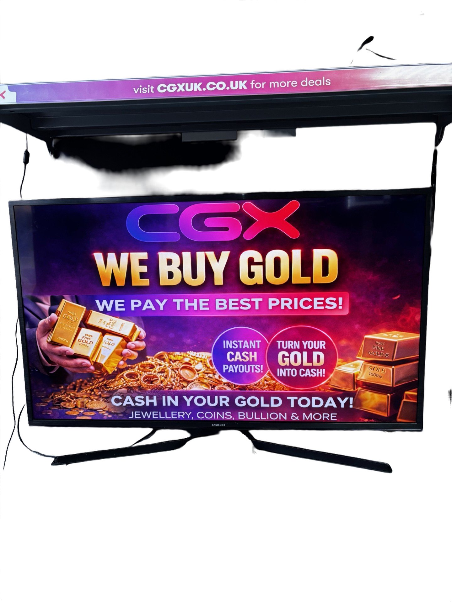 40 Inch Samsung Tv + Remote