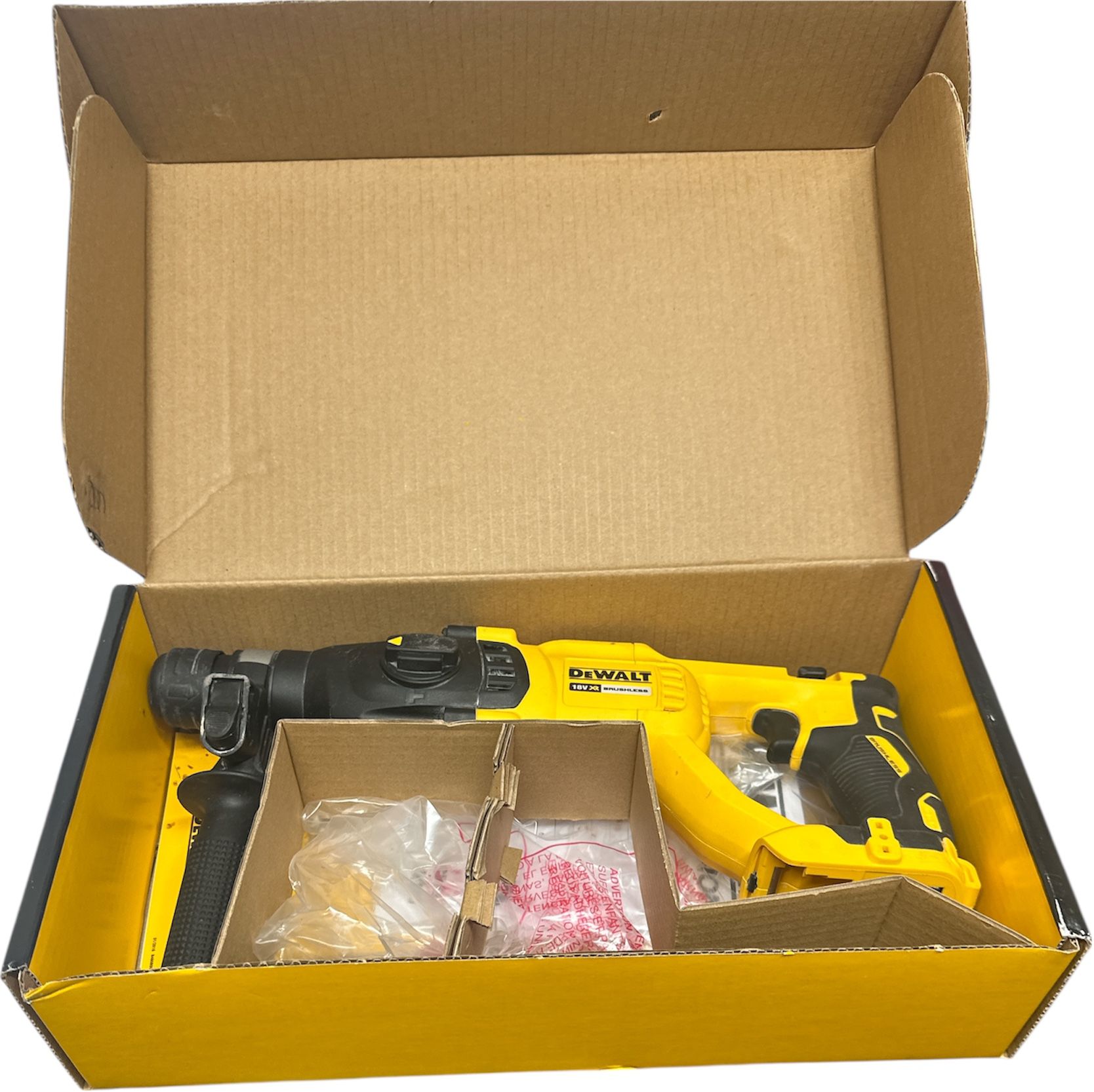 DeWalt DCH033 18V XR Brushless SDS Plus Hammer Drill – Grade B (Boxed)