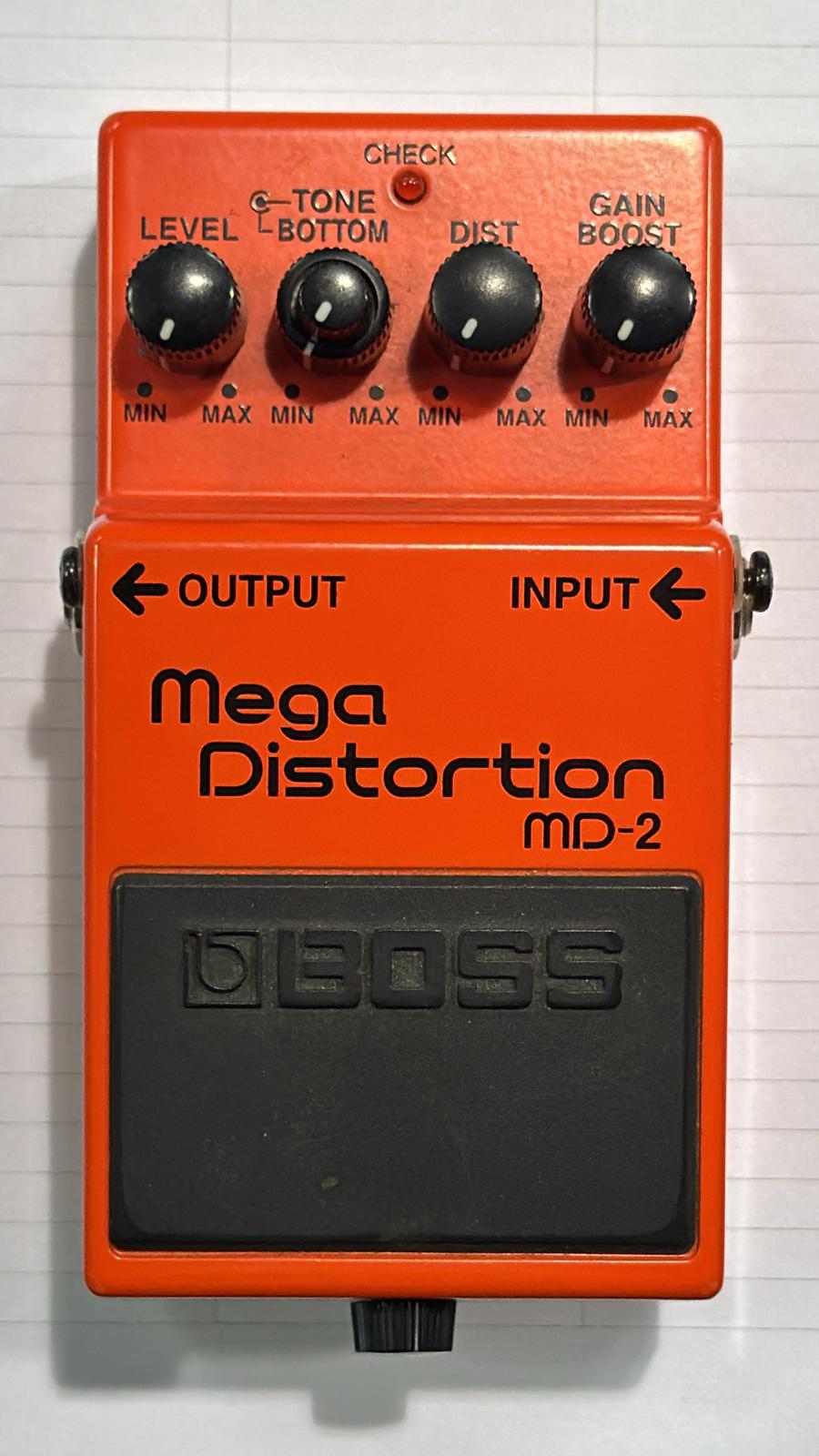 BOSS MEGA DISTORTION MD-2 PEDAL