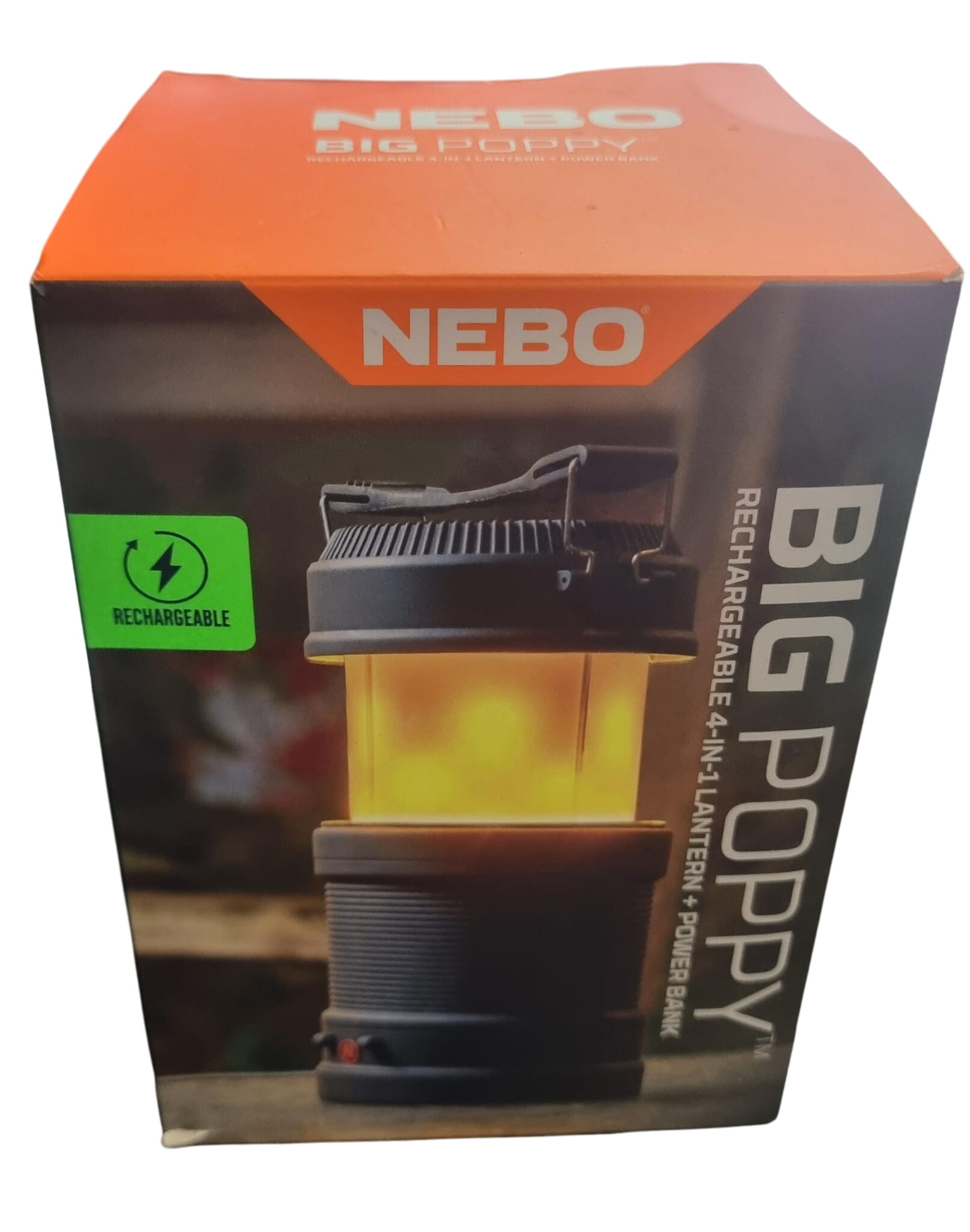 Nebo - Big Poppy - Black Battery-powered LED 300lm Lantern