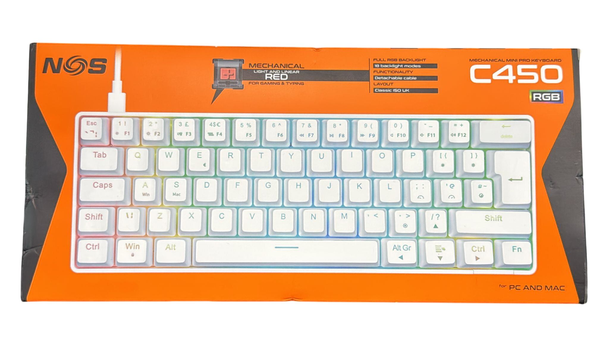 Nos C450 Mini Pro Keyboard Brand New 