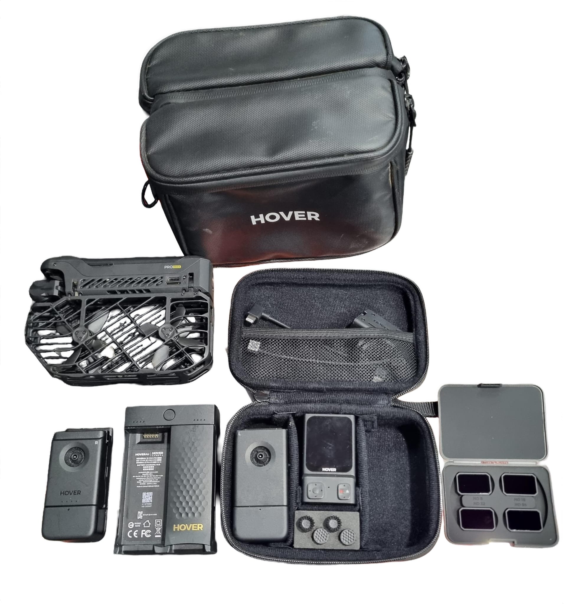 HOVERAir - X1 - PROMAX - Basic Combo 8K Action Camera Drone Kit - No Box