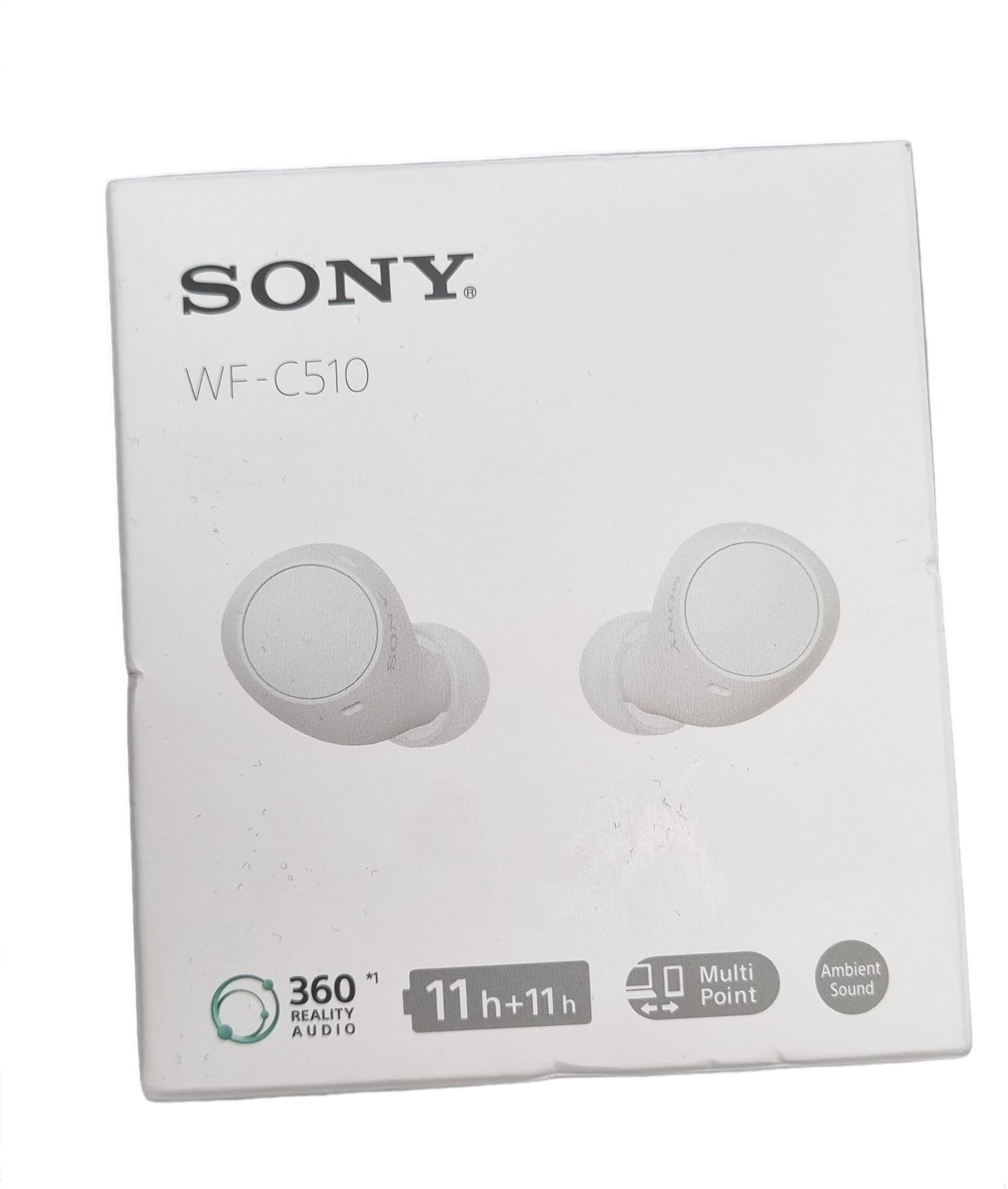 Sony - WF-C510 True Wireless Earbuds - White - NEW!